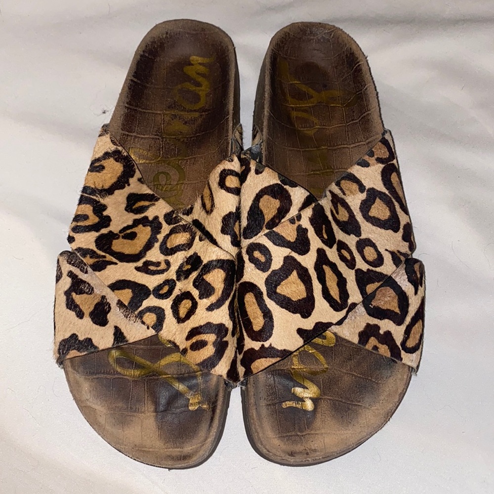 sam edelman cheetah slides